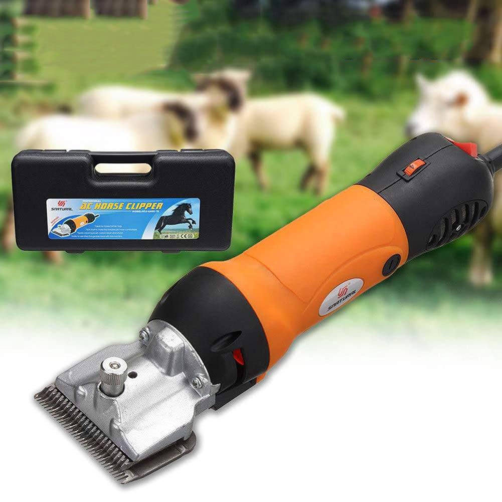 690W Profesional Maquina de Esquilar para Caballo, maquina esquilar de pelo animales grandes y medianos, recortadora de pelo eléctrico para abrigos gruesos, perros, equinos, bovinos