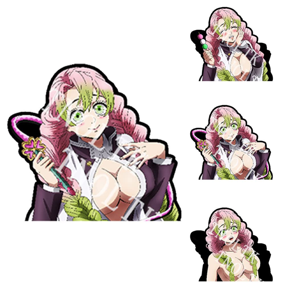 3D Motion Anime Car Decals Waterproof Stickers Anime Bumper Stickers for Car Automotive Laptop Window Ipad Skateboard Kids