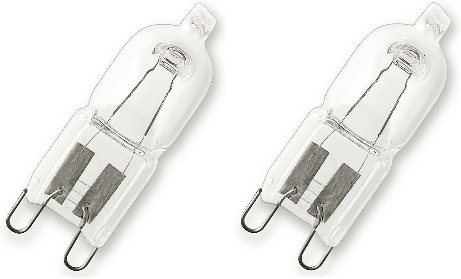 Osram 2er Pack Halopin 66748 48 Watt G9 Halogenstift dimmbar 230V warmweiß 740 Lumen | Halogenlampen | Stiftsockellampe