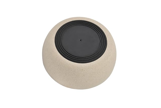 Foto 3 de 3 de Comedero para Mascotas Bambú Color Negro-Beige 200-1500 ml (1000 ml, Beige)