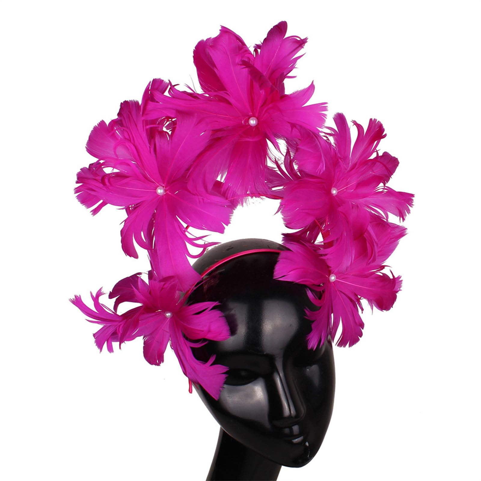 Einzigartige Braut Kopfbedeckungen in Blumenform, Gold