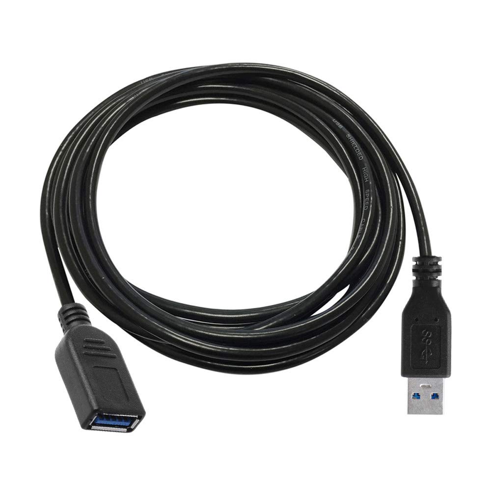10FT USB 2.0 Extension Cable - USB A Male To Female Data Sync Charger Cable (3 Meters)