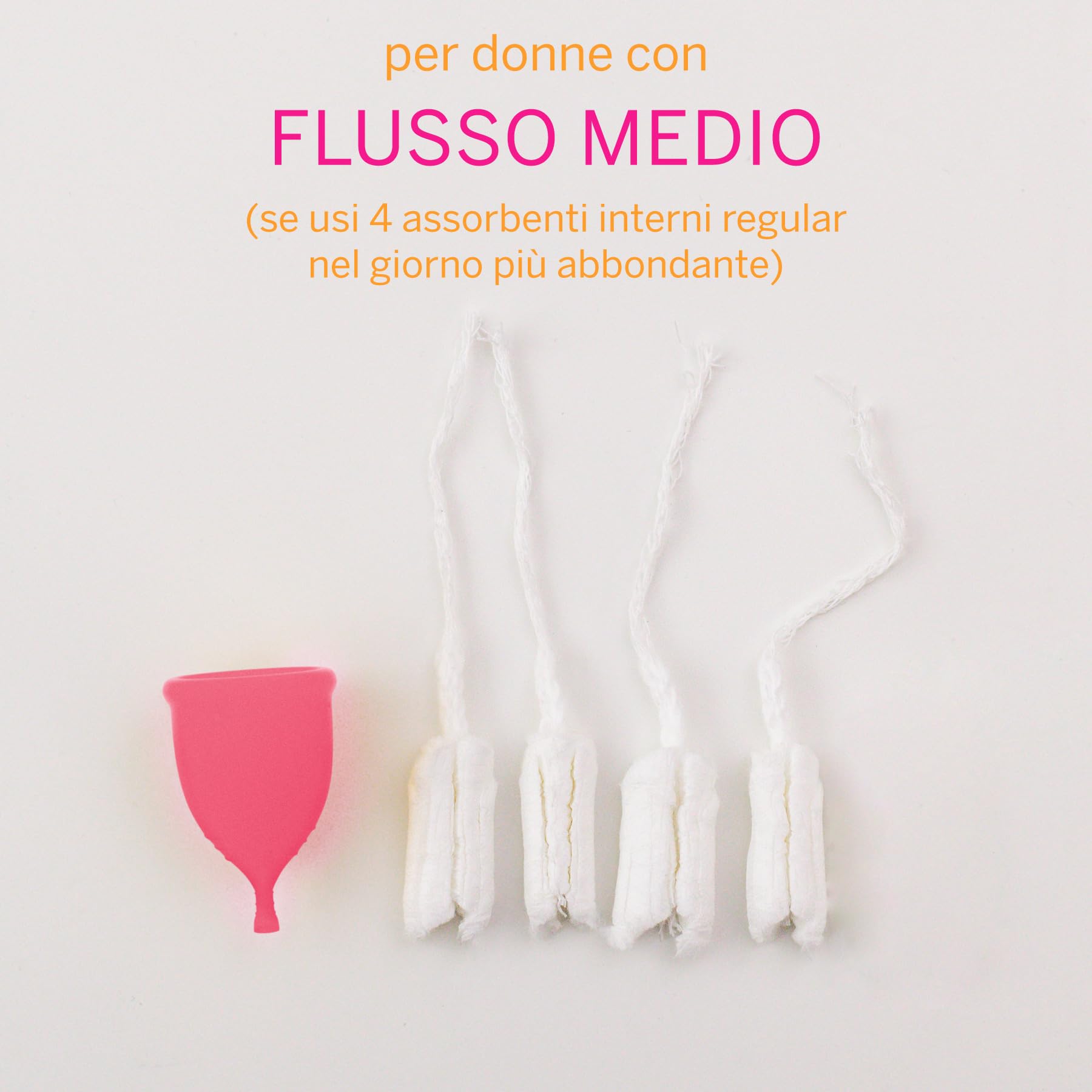 Pixie Cup - Coppetta Mestruale Morbida e Sicura Riutilizzabile - Silicone 100% di Grado Medico - Comprane Una, Ne Doniamo Una (Piccolo)