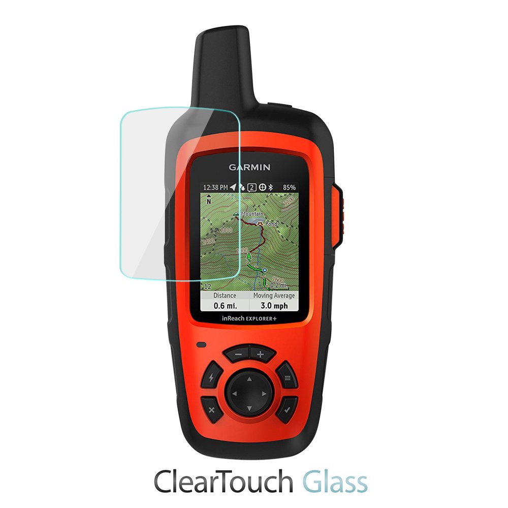 BoxWave Screen Protector Compatible with Garmin inReach Explorer+ - ClearTouch Glass, 9H Tempered Glass Screen Protection for Garmin inReach Explorer+, Garmin inReach Explorer+, SE+