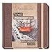 Produktbild Hahnemühle Skizzenbuch Toned Watercolour Book personalisiert mit Namen Beige 14 x 14 cm 200g/m² 30 Blatt