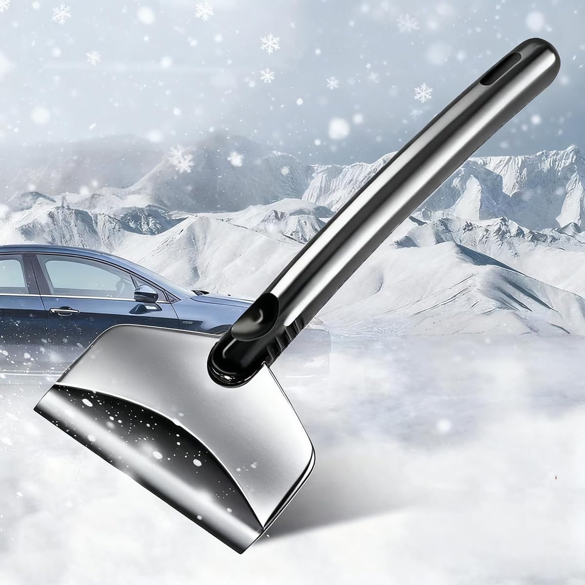 XATHKJOE Ice Scraper for Car Windscreen, for Tesla Model Y Juniper 2025 2026 Scratch Free Ice Scraper, Efficency and No Scratches Ice Snow Frost Removal