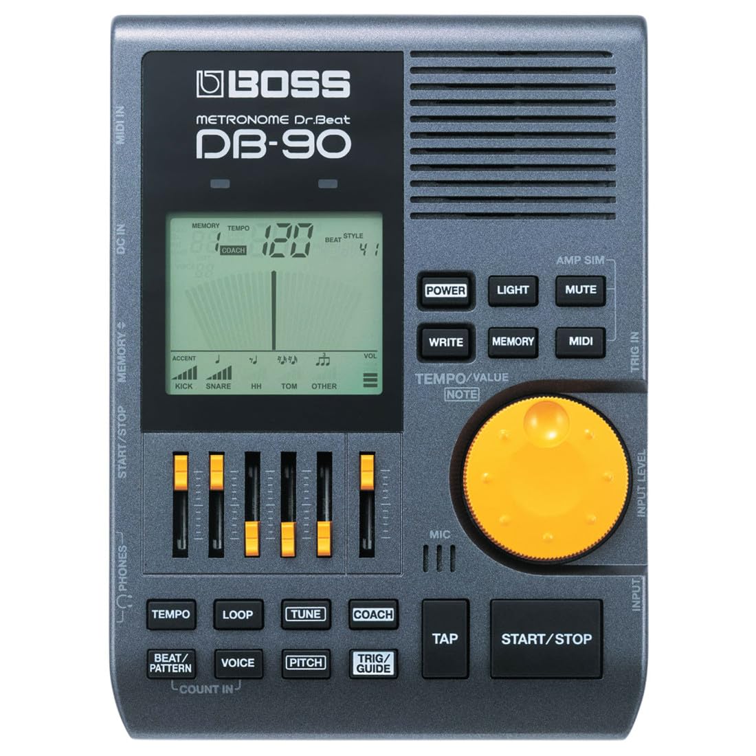 Boss DB-90 Dr Beat Drum Metrónomo + fuente de alimentación keepdrum 9v