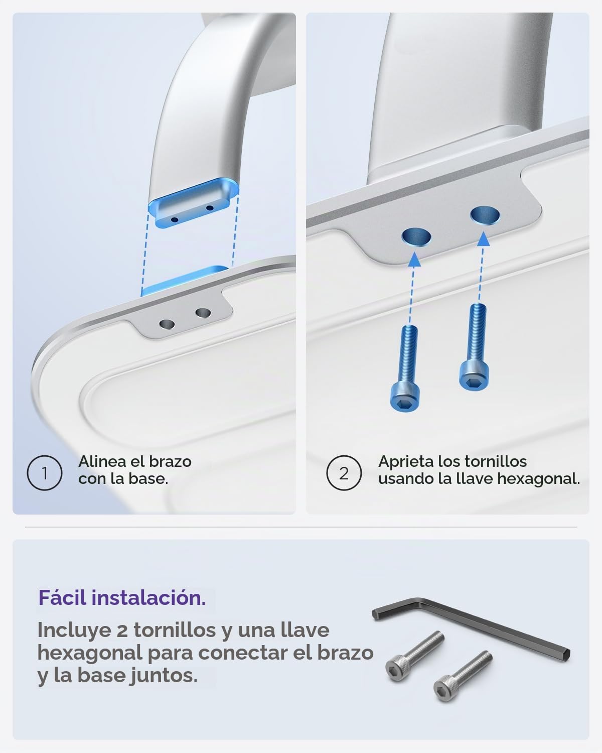 Spigen DR110 Stand Soporte Compatible con Apple Vision Pro M2 (2024) / Galaxy XR (2025) / Meta Quest 3S / Meta Quest 3 - Plata