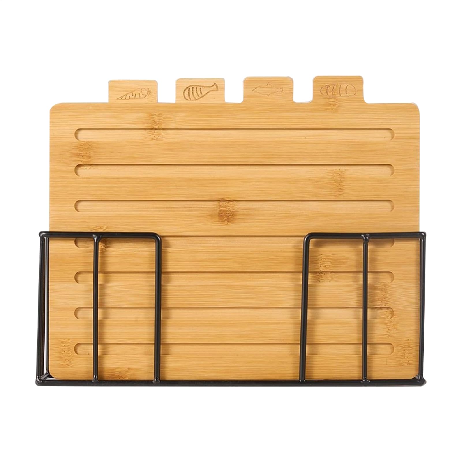 Tagliere da Cucina per Preparazione Cibo in Legno con Supporto | Set di Taglieri in Legno per Alimenti Adatto A Famiglia Uomini Cucina Casa Dispensa Appartamento Ristorante Caffè