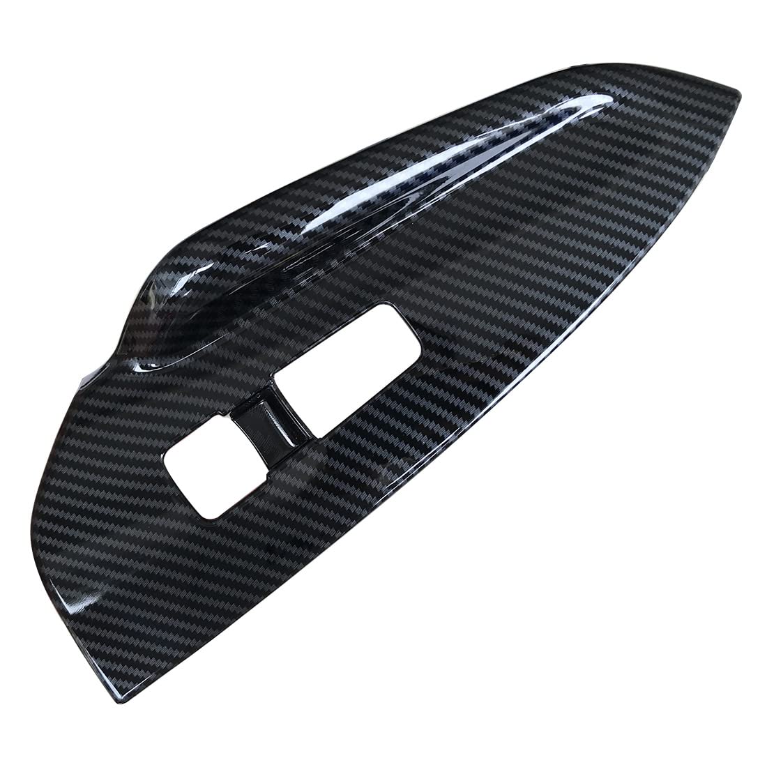 ruihe 4pc Carbon Fiber Color Automobile Door Window Control Panel Cover Accessories Trim Fit for Kia K5 2021 2022 2023