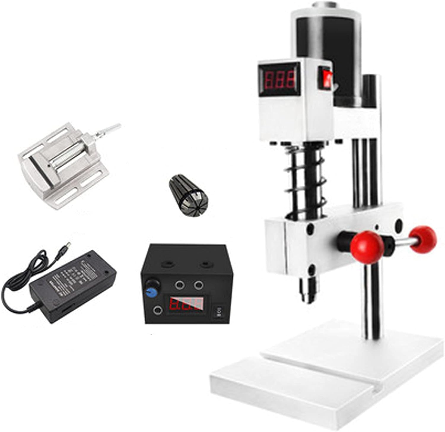 Huanyu Mini Drill Press Electric Benchtop Drilling Machine Drilling