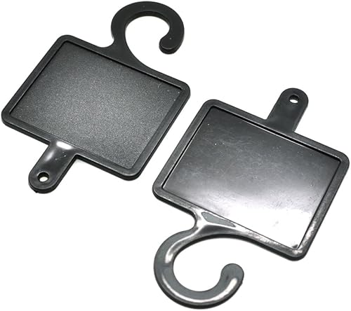 Miniatura 5 de 20pcs plástico gancho colgador & para embalaje calcetín prenda textil accesorios negro