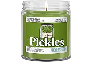 Pickles Scented Candle - Smells Like Dill, Pickle, and Brine