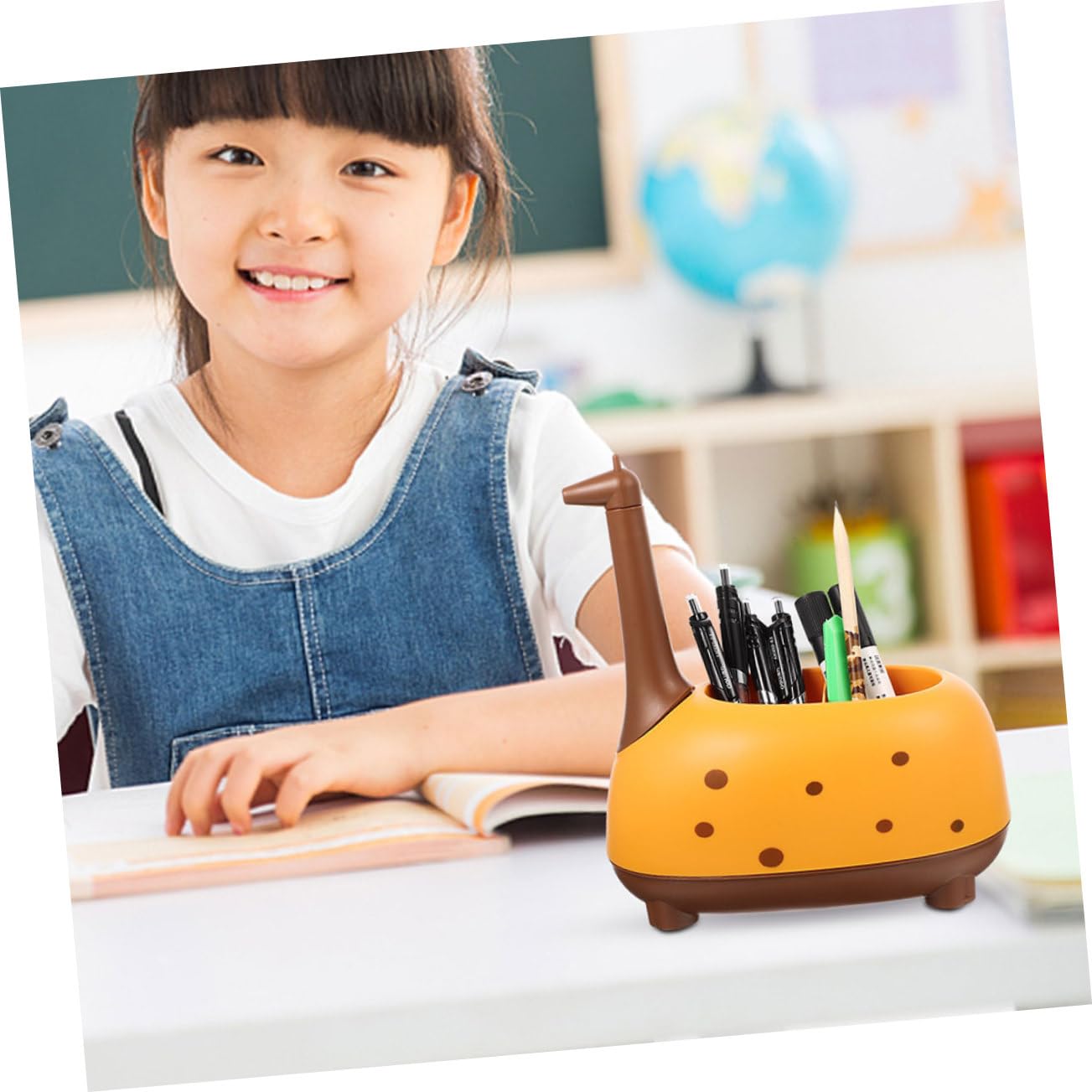 Sewroro Portalápices De Multifuncional Para Escritorio Organizador De Papelería Decoración De Oficina
