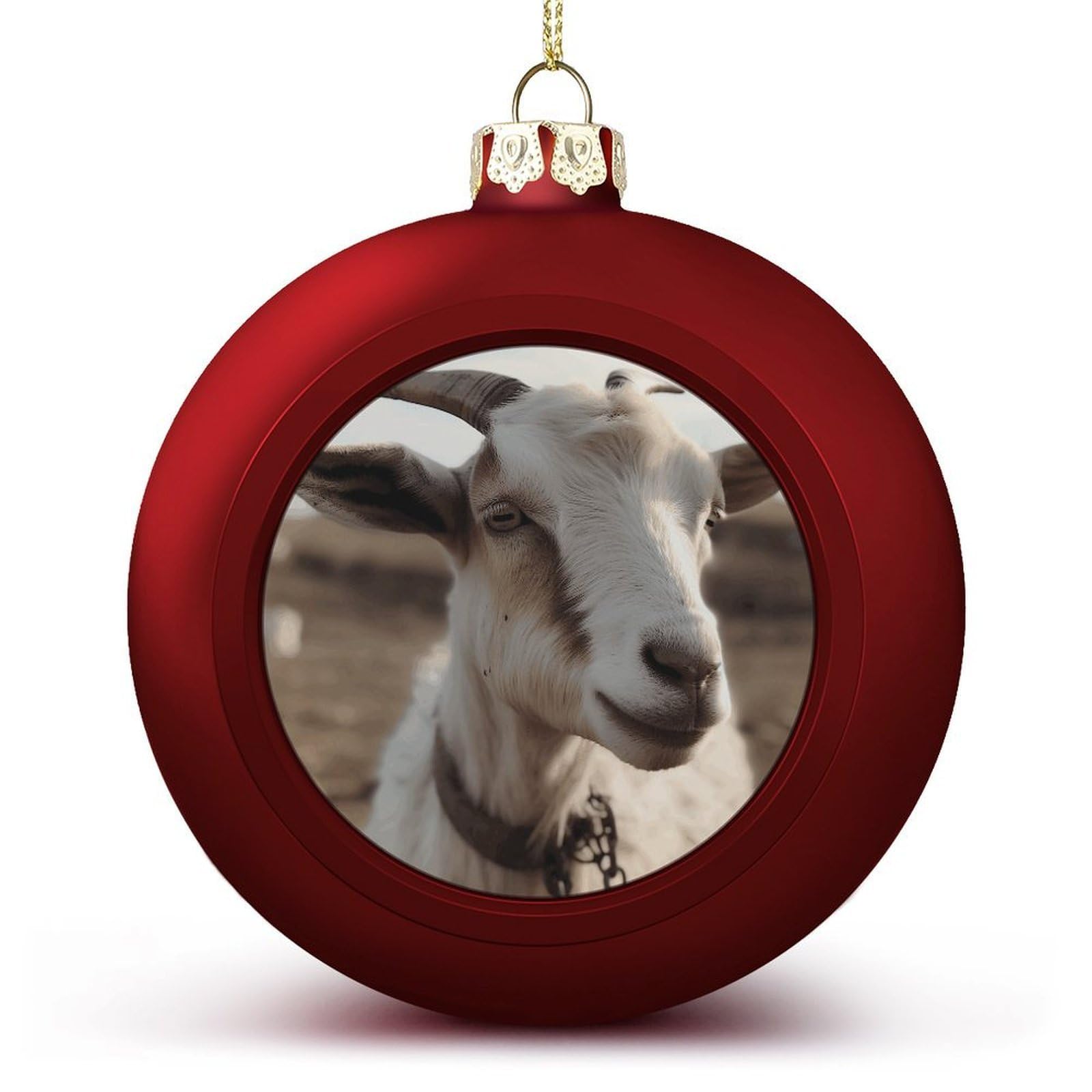 Décoration sapin chèvre sur colline suspension pour Noël mariage et fête