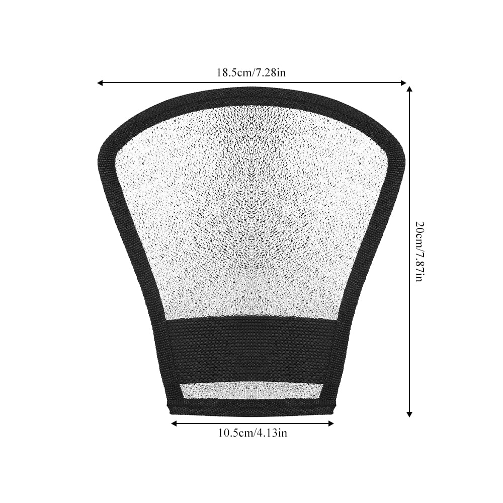 3 sztuki uniwersalnych lamp błyskowych w kolorze srebrnym, białym, 2 w 1, mały dyfuzor błyskowy, softbox, przenośny z gumową taśmą do reflektora, studia, dyfuzora światła