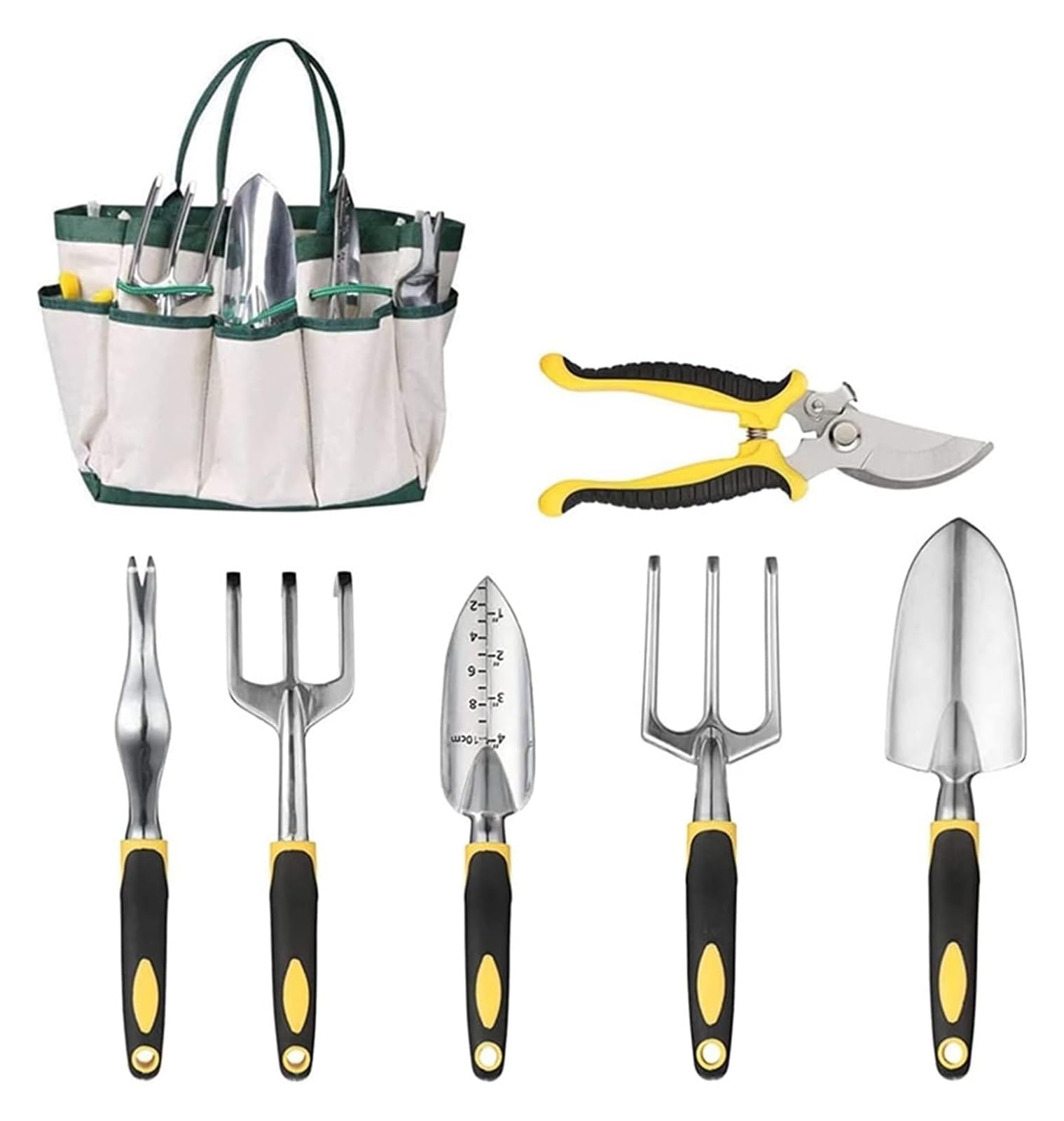 Attrezzi da giardinaggio, pala da giardino, set di cazzuole, Attrezzi agricoli da giardino Set da 3 pezzi Pratiche forbici a pala Utensili manuali multifunzione Forniture for la coltivazione del giard