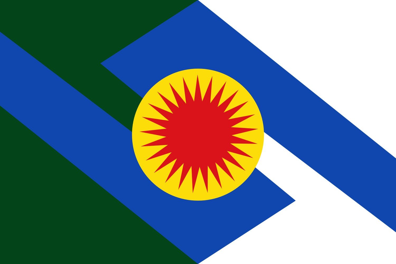 Drapeau XL Puerto Inírida Guainía résistant au vent pour grand mât