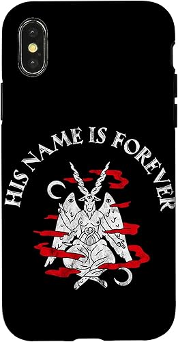 Miniatura 7 de Funda para iPhone 14 Pro Max Goth Gothic Ocultit Baphomet His Name Forever Grunge Lucifer