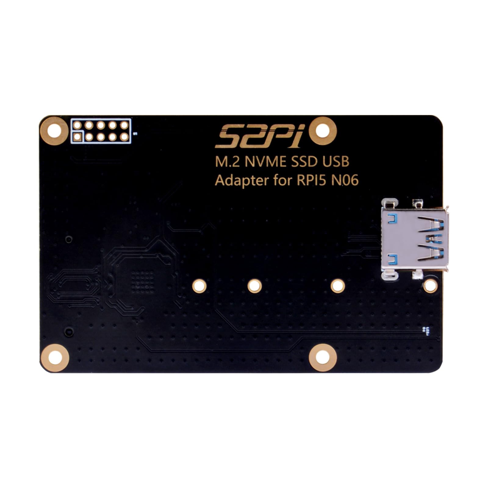 GeeekPi N06 M.2 NVME SSD USB Adapter for Raspberry Pi 5, Support M.2 NVMe SSD 2230 2242 2260 2280 — view 7