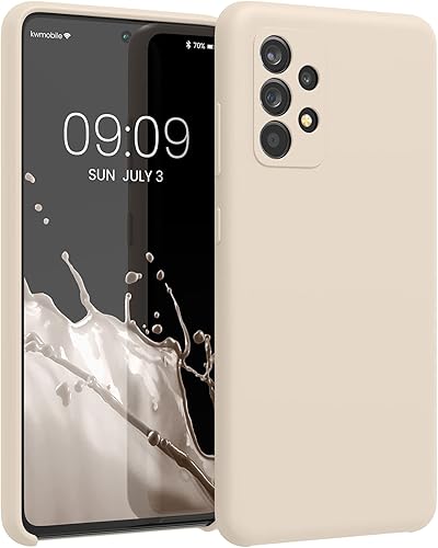 Miniatura 182 de kwmobile Funda Compatible con Samsung Galaxy A52 / A52 5G / A52s 5G - Cubierta de Teléfono de Silicona TPU con Acabado Suave - Macchiato