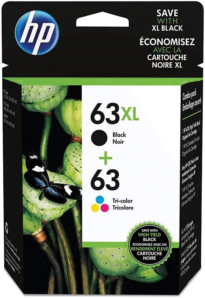hp 63xl black ink cartridge 2 pack