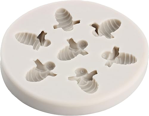 Miniatura 5 de Molde para decoración de pastel de abejorros, molde de fondant de abejorros, molde de abeja para bricolaje, decoración de cupcakes, caramelo de