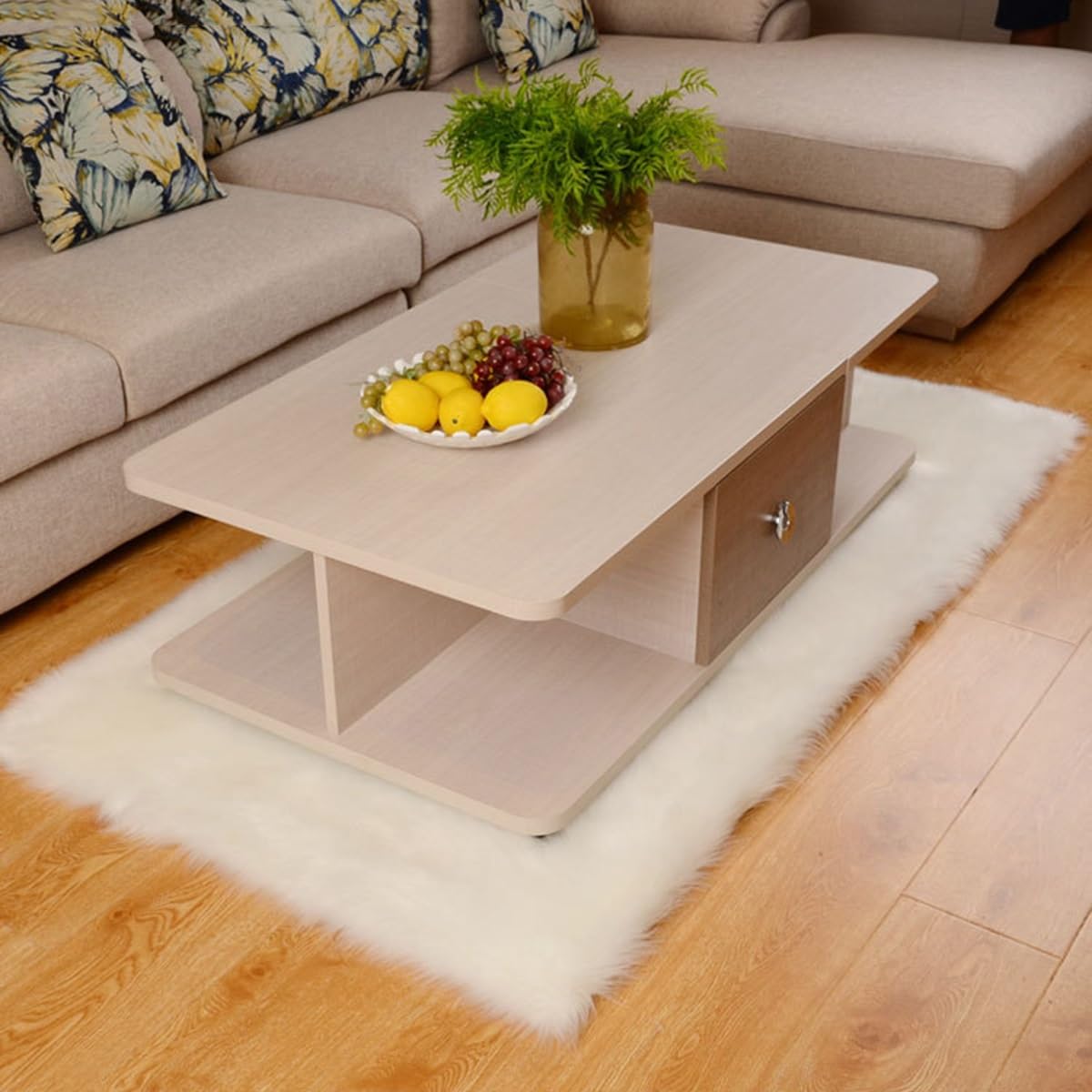 Amazon.com: KXCR Living Room Decoration Plush Carpet Sheepskin