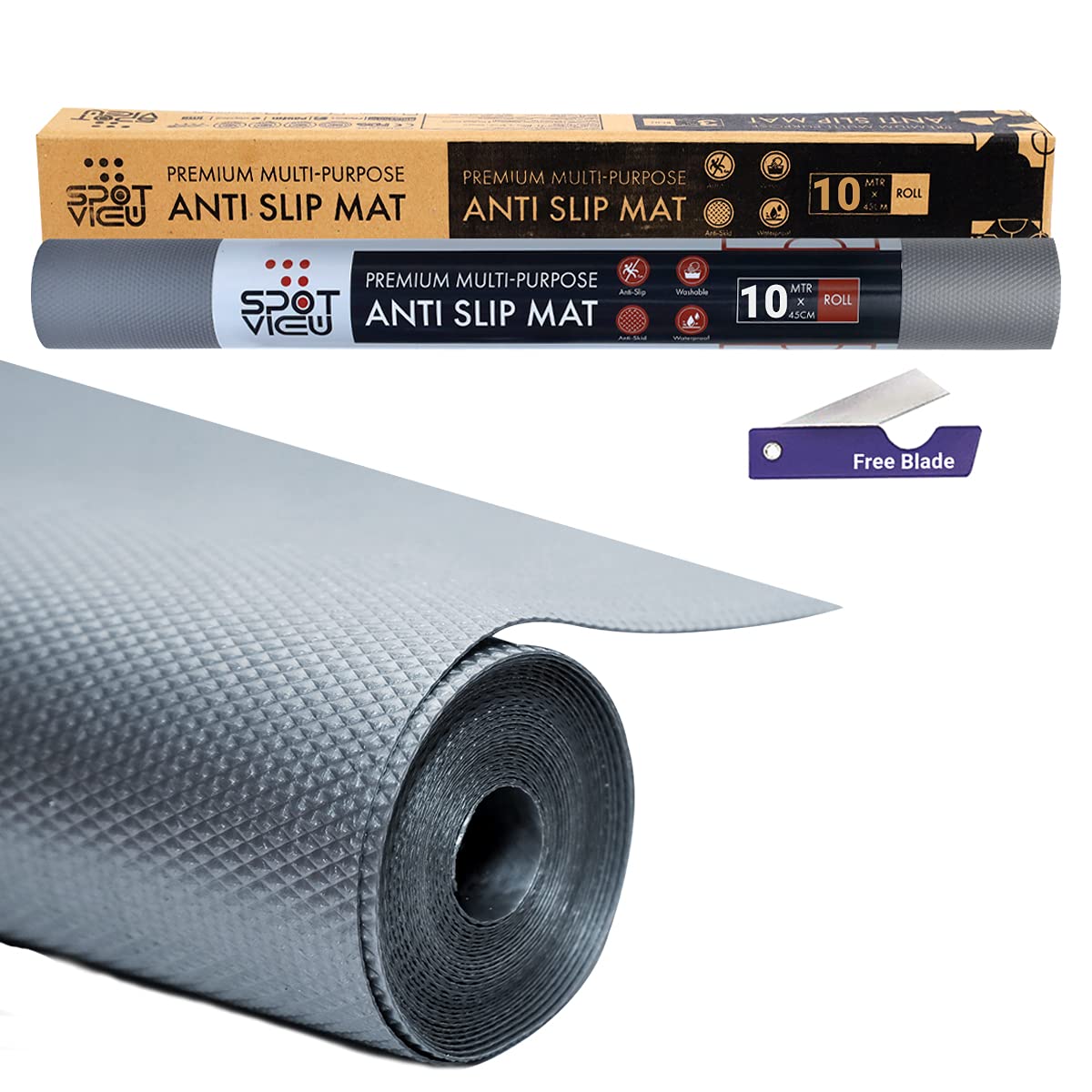 SPOTVIEW Multipurpose Shelf Liner 10m x 45Cm (Natraj Cutter Free) Super