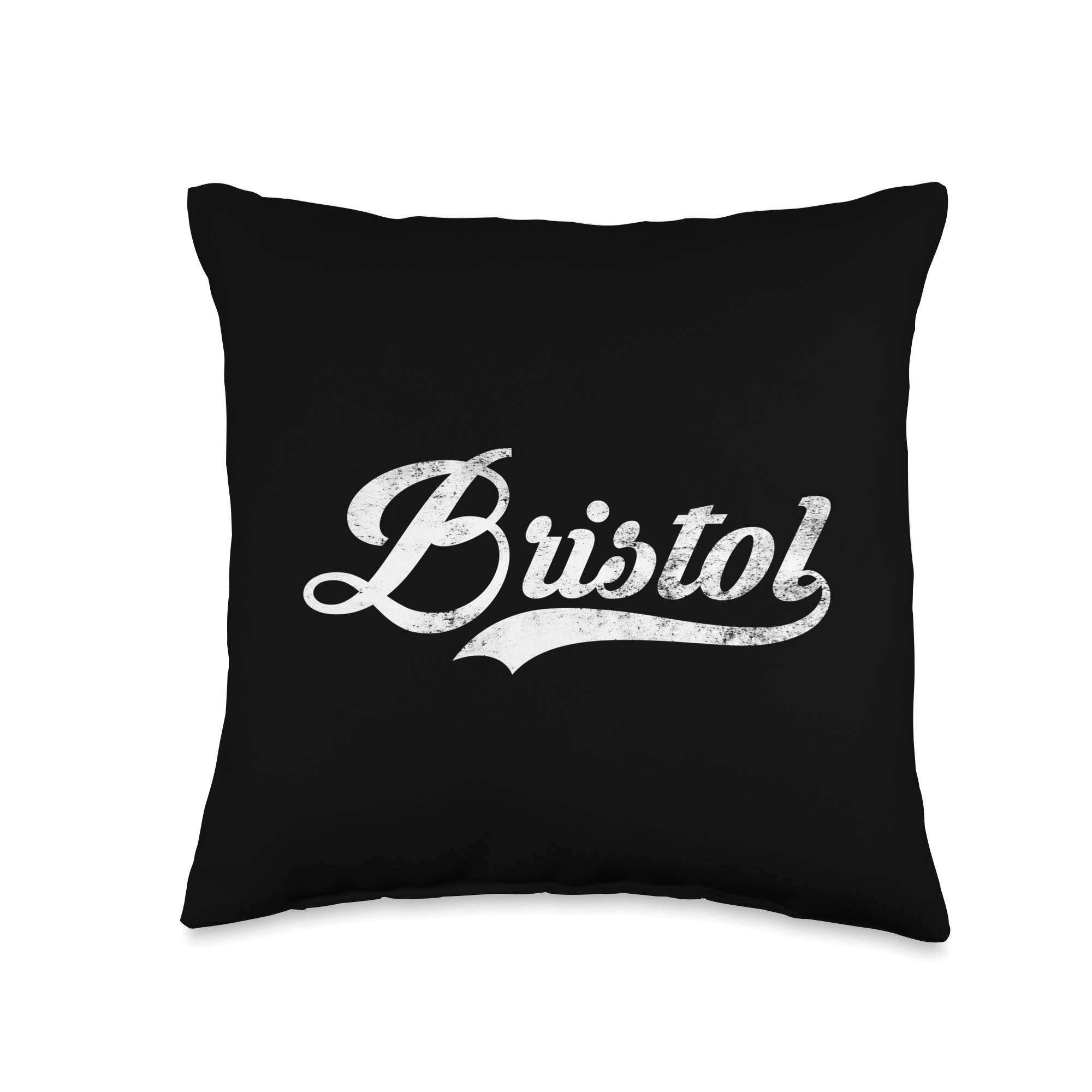 Bristol Creationz Co. Bristol Vintage Design-Cool Old School Idea Throw Pillow, 16x16, Multicolor
