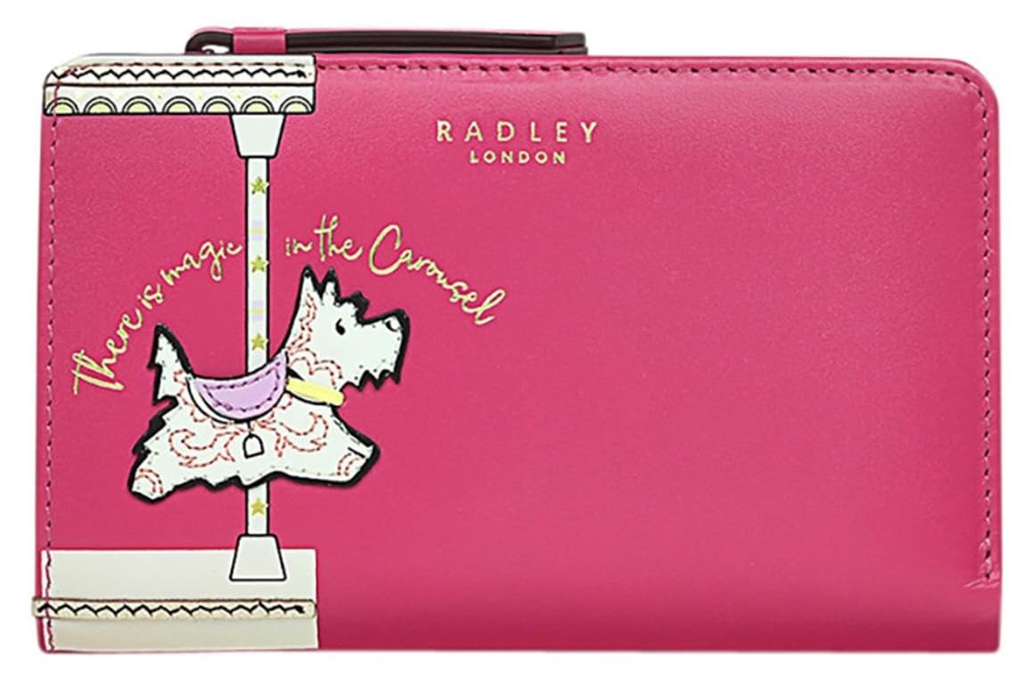 RADLEY Coulis Magic Carousel Medium Bifold Purse, Pink, Pink