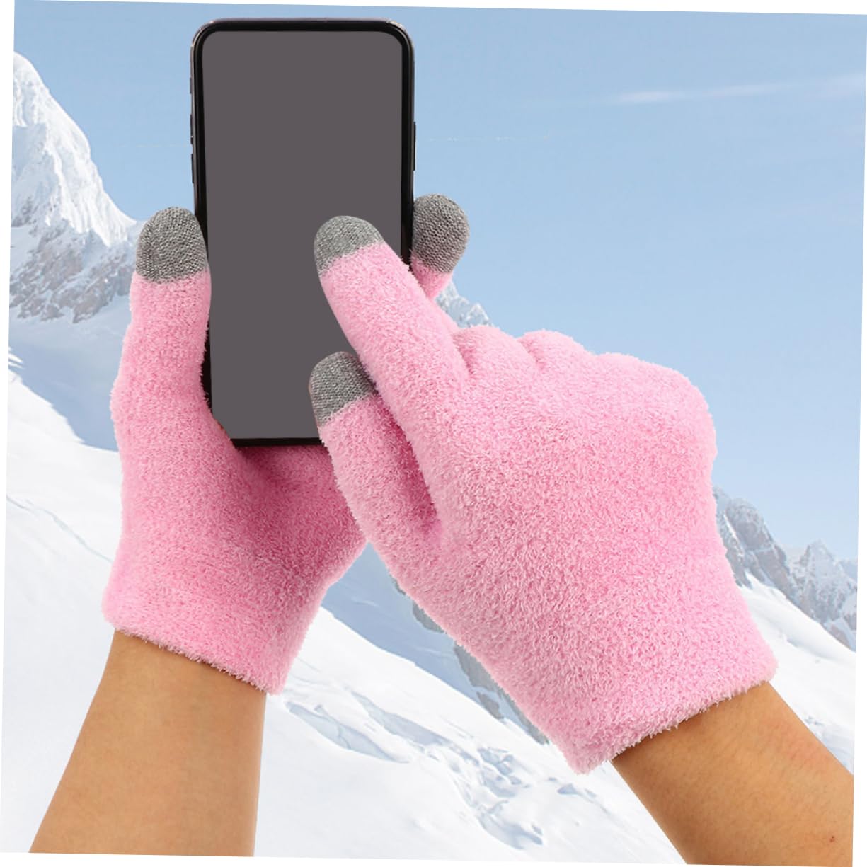 VALICLUD Touchscreen Handschuhe Aus Garn Fäustlinge Handwärmer Handschuhe Winterhandschuhe Handwärmer Handschuhe Laufhandschuhe Warme Handschuhe Touchscreen Handschuhe