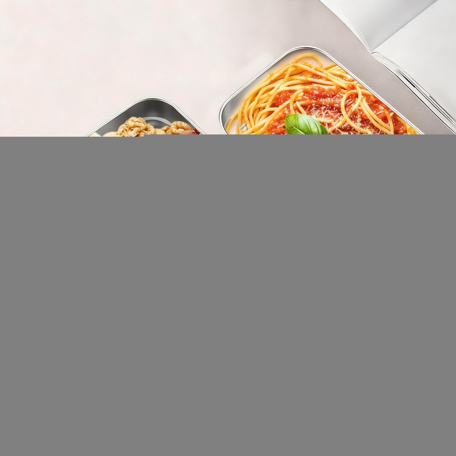 Pojemniki Nierdzewne Do Żywności Pojemnik na przekąski lunch i posiłki