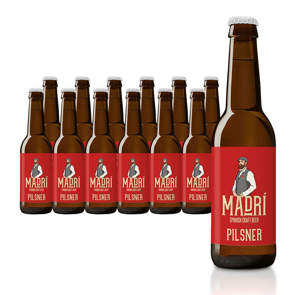 Madrí - Cerveza de Estilo Pilsner, 24 x 330 ml