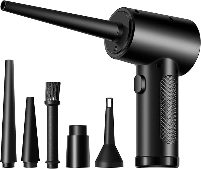 51000RPM Compressed Air Duster, Reusable Electric Air Duster, 3 Speed