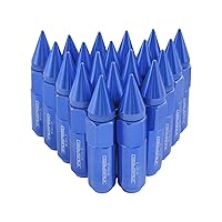 Vista 12 de JDMSPEED Neo Chrome 20 unids M12X1.5 Cap Spiked Extended Tuner 2.362 in Ruedas de Aluminio Llantas Tuercas