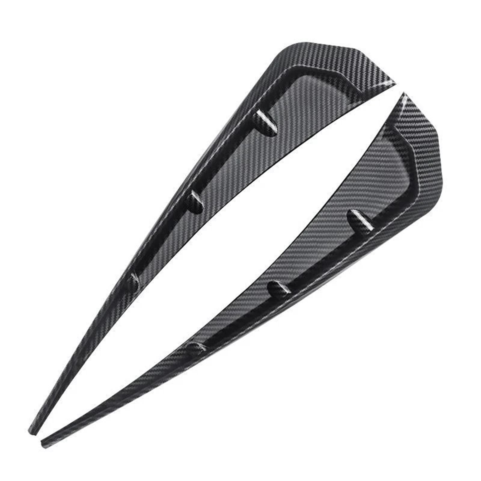 Uniwersalna listwa boczna samochodu Boczne nawiewy Dekoracja Skrzydło naklejka wykończ(Carbon fibre 2pcs)