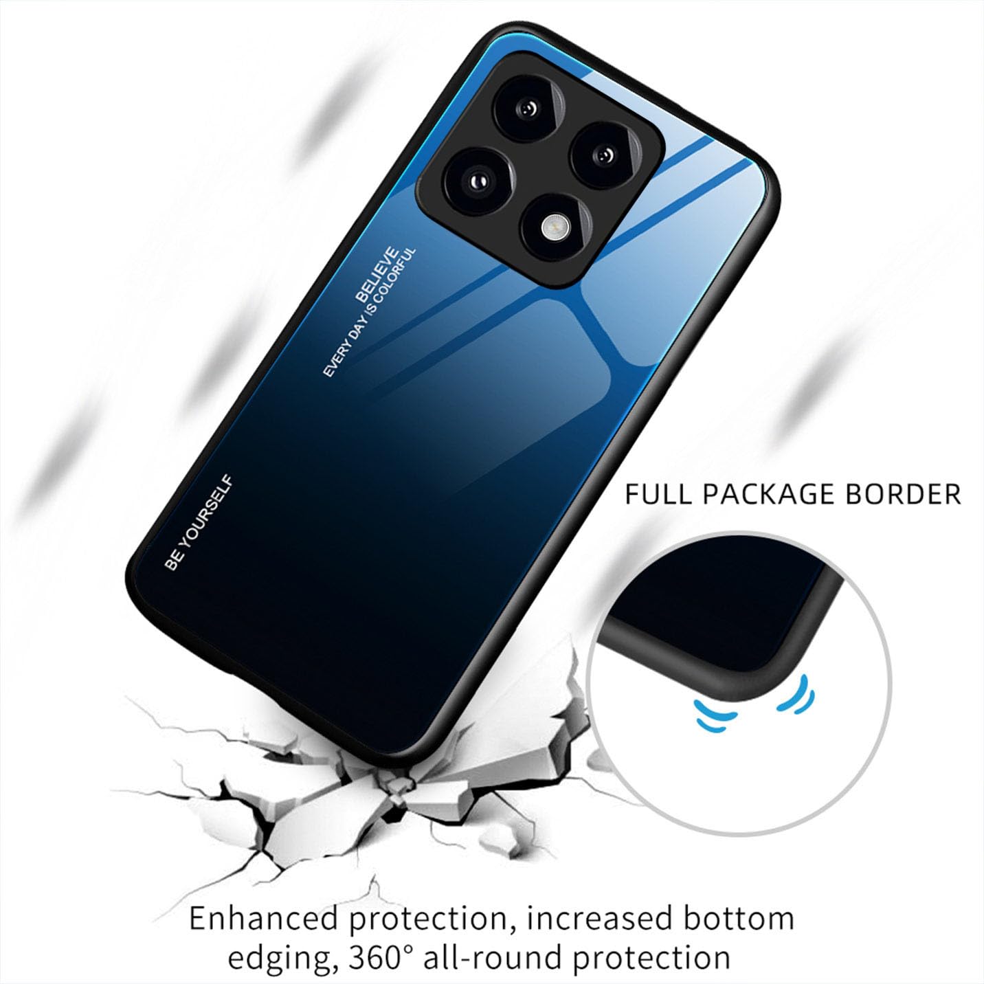 BORYA Cover per Xiaomi 14T Pro, Antiurto Morbida Silicone TPU Bumper Custodia, Durevole Anticaduta Progettazione dell'airbag Ultra Sottile Leggero Case, Verde