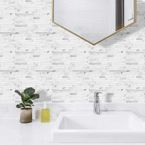 Auliget WT0201B020A 20 Sheets Faux Stone Peel And Stick Backsplash thumb #4