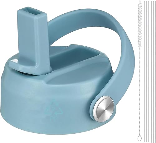 LLCJYYCY Tapa de popote para Hydro Flask de boca ancha, tapa de popote flexible para HydroFlask de boca ancha de 40 32 20 18 12 onzas, tapa de