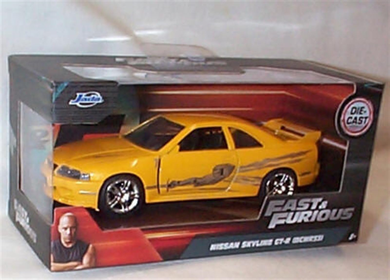 Jada FAST & FURI0US Leon's NI'SS'AN Skyline GT-R vehicle car 1:32 scale diecast model