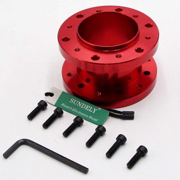 Buy SUNDELY® Red 2''/50mm Boss Kit Spacer for Universal OMP Aftermarket