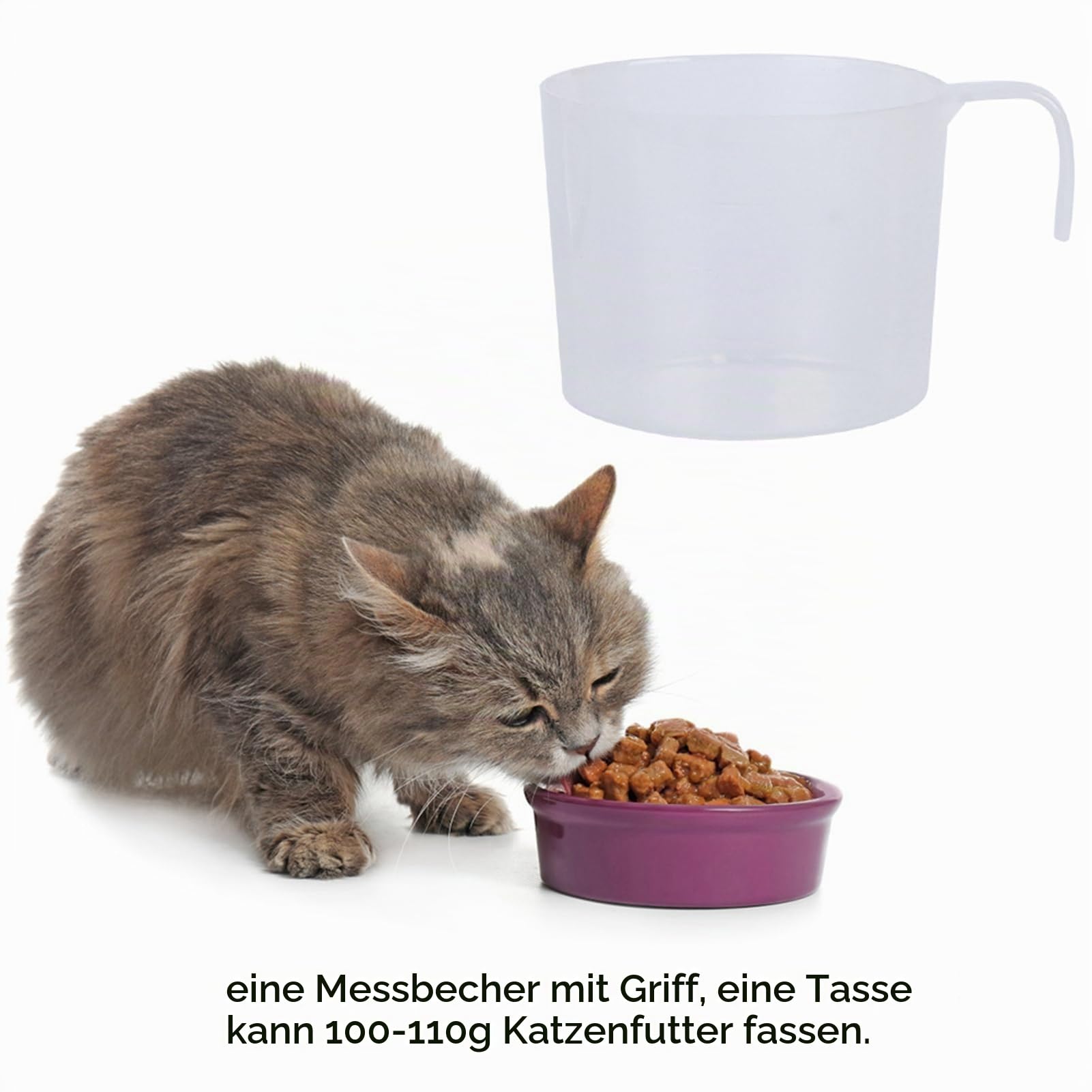 Greensen Lebensmittelbehälter für Hundefutter & Katzenfutter – 15 kg Aufbewahrungsbox mit doppelter Dichtung, feuchtigkeitsdicht, aus hochwertigem ABS-Material, inkl. Messbecher
