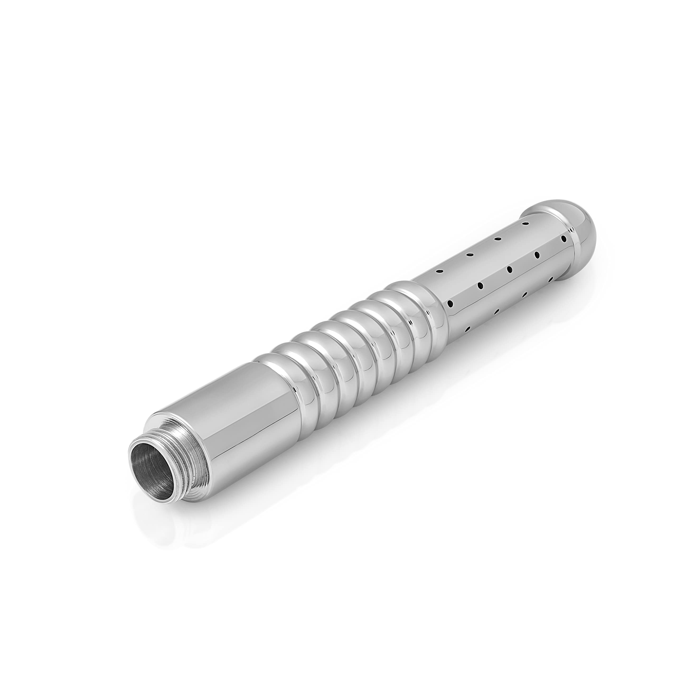 Anal Vaginal Dusche mit seitlicher Sprühfunktion Analdusche Vaginal-Dusche Analpflege Irrigator Intimpflege (Edelstahl)