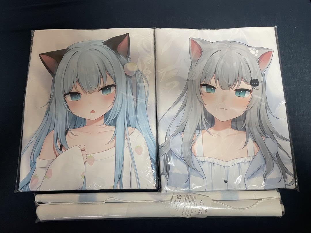 Amazon.co.jp: 正規品 甘城なつき Nachoneko なちょ 猫羽 雫 抱き枕  