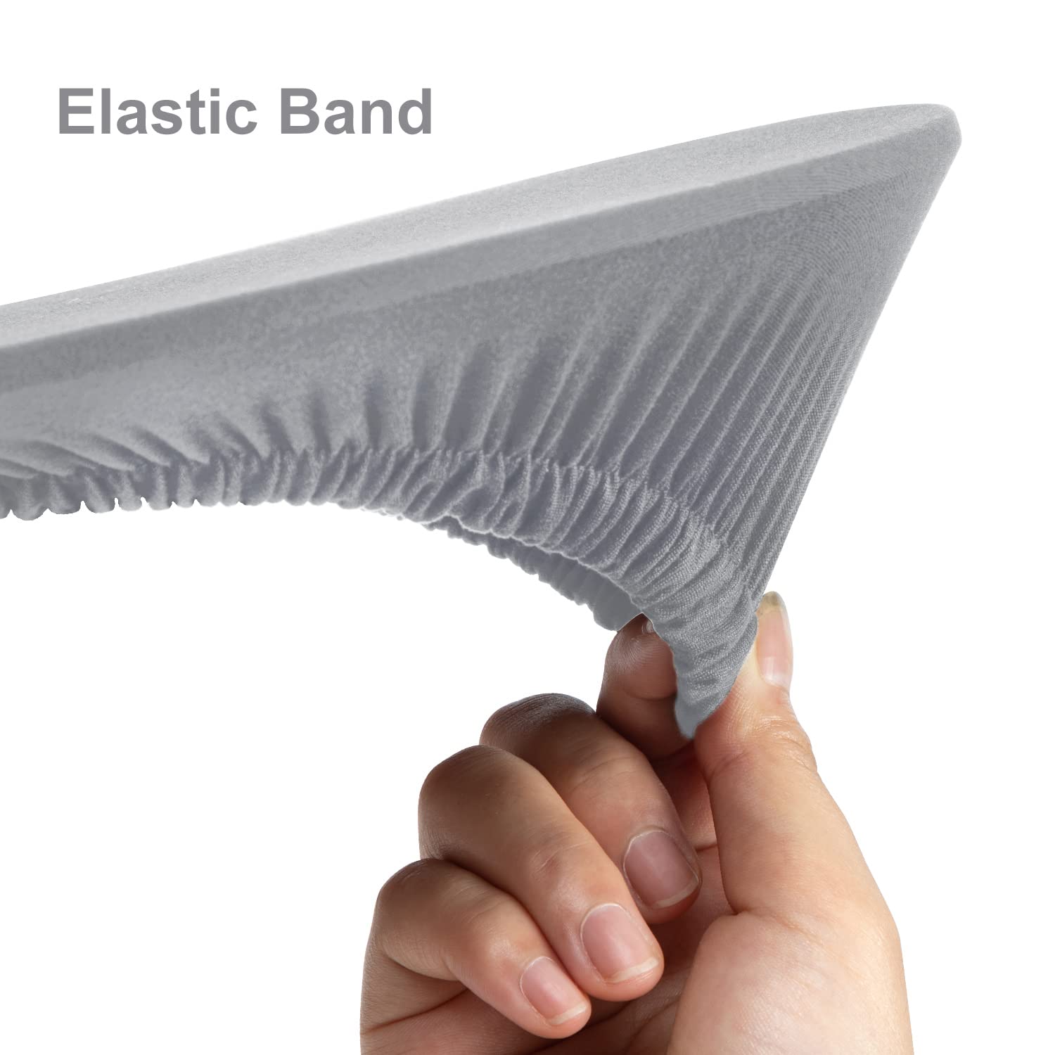 Bar Stool Covers Round, 2 Pcs Stool Slipcovers High Elastic, Circle