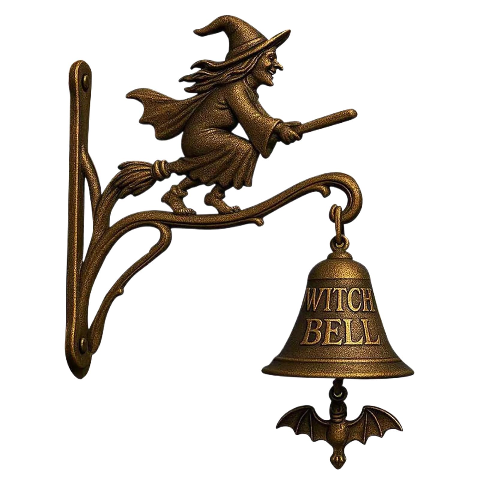 YIXANNX Christmas Jingle Bells Decor Add Charm Holiday Atmosphere Metal Christmas Welcome Doorbell Bell Ornaments , 1