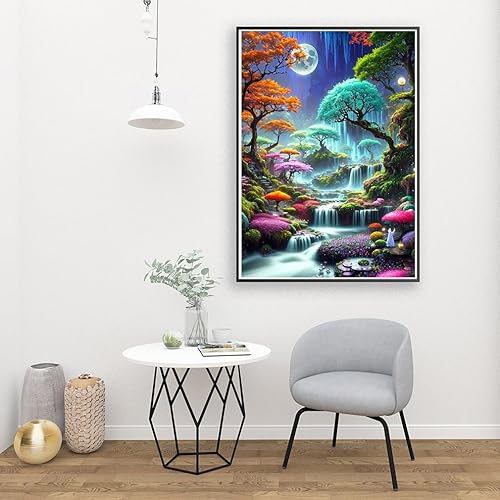 Miniatura 5 de MjhRcll Pintura por número, pintura por número para adultos y principiantes, kits de pintura acrílica sobre lienzo por número, pintura al óleo de