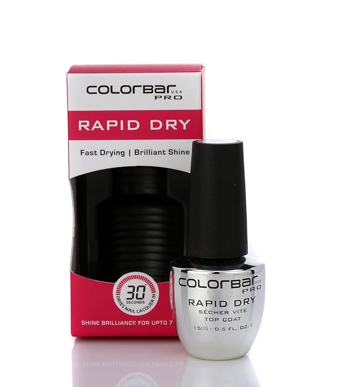 Buy Colorbar Rapid Dry Top Coat, 15ml Online at Low Prices in India