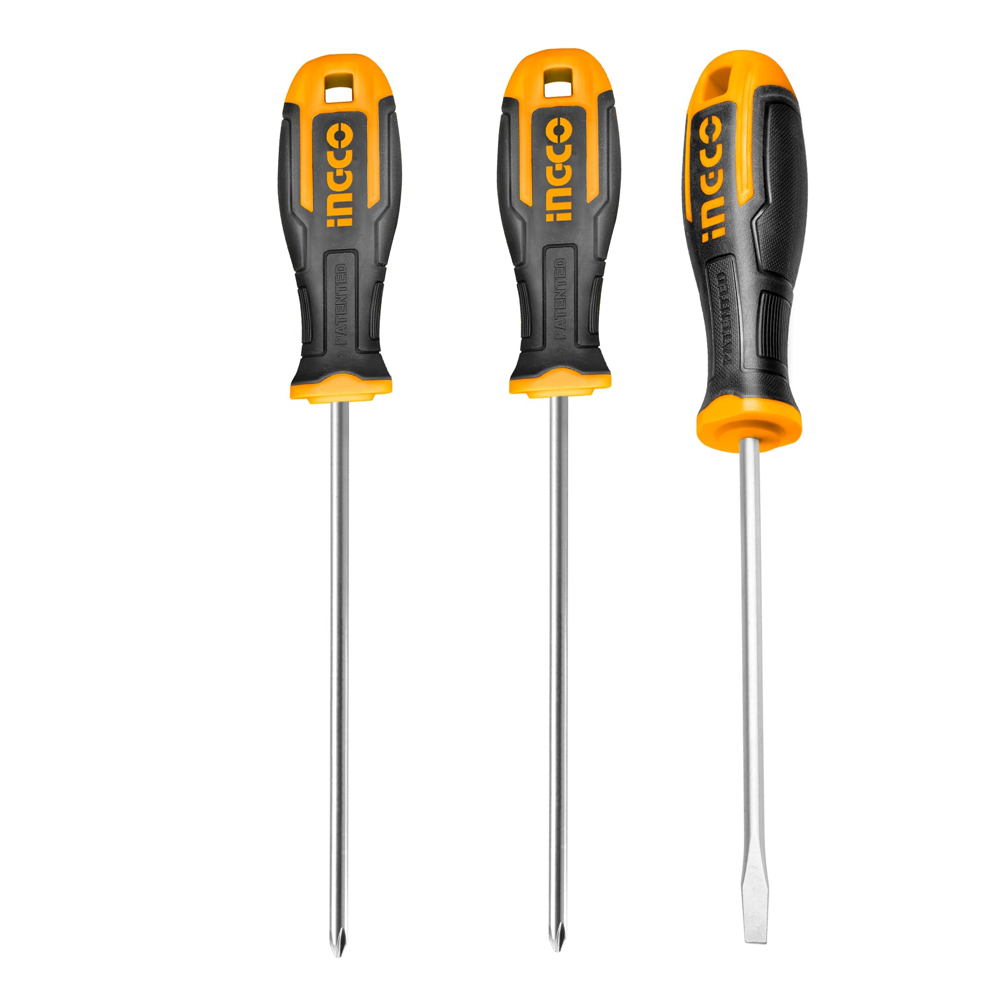 INGCO Screwdriver Set, Includes 2 Phillips Screwdriver, 1 Slotted Screwdriver, Packed by Plastic Hanger (B0BHVVPL9Q) Amazon Price History, Amazon Price Tracker